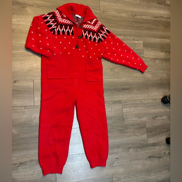 Smash & Tess Fair Isle Jumpsuit Size XS/S - Picture 2 of 6